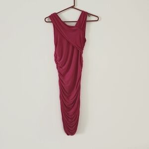 Polaris Sexy Hott Pink Mini Pencil Dress Size S